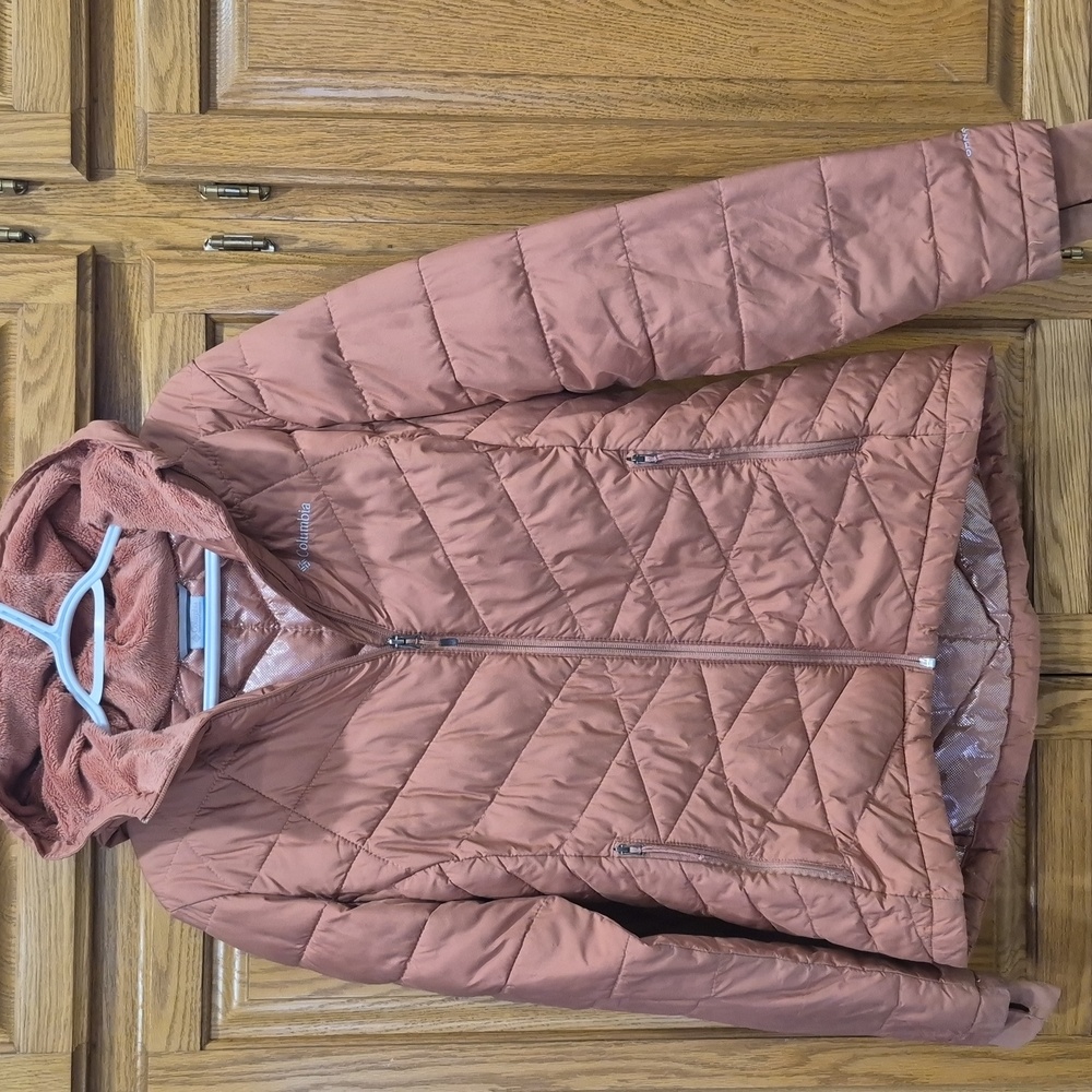 Columbia Womens Heavenly Hooded Jacket - Rust